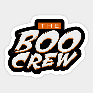 The Boo Crew Halloween Sticker